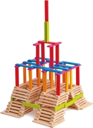 Koka celtniecības plāksnītes 200 gab.