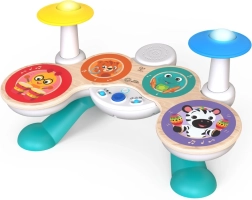 Baby Einstein x Hape interaktīvie bungas Together in Tune Magic Touch bērniem no 12 mēnešu vecuma