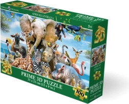 3D Puzzle African Smile 63 Pieces