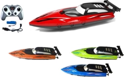R/C motorlaiva ar USB lādētāju – dažādas krāsas