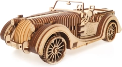 Koka mehāniskais modelis UGEARS Roadster VM-01 – 3D puzle