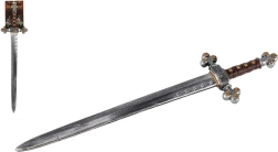 Bruņinieka plastmasas zobens 72 cm