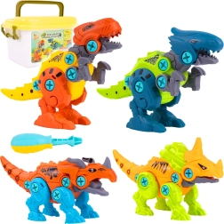 Dinozauru konstruktors skrūvēšanai