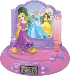 3D modinātājspulkstenis ar projektoru Disney princeses