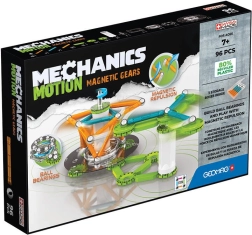 Mechanics Motion Magnetic Gears 96 detaļu Geomag magnētiskā konstruktoru komplekts