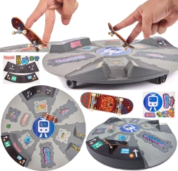 Tech Deck Shredline rotējoša rampe 360° ar fingerboard Thank You, 51 cm