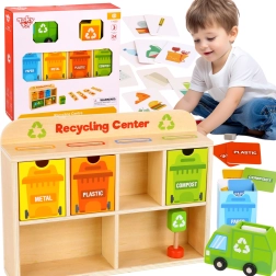 Tooky Toy Koka pārstrādes centrs – izglītojošs šķirotājs