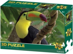 3D puzle tukāns