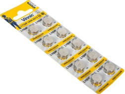 Sārma baterijas LR44 VINNIC 10 gab.