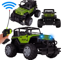 Apvidus RC auto 1:20 ar metāla elementiem JEEP