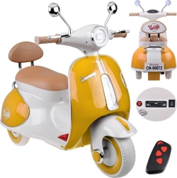 Classic Kids’ Electric Scooter in Vintage Style – Orange