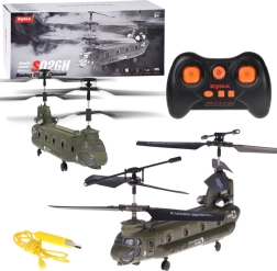 Syma RC helikopters CH-47 CHINOOK ar žiroskopu lidošanai telpās