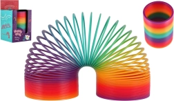 Varavīksnes maģiskā atsperīte – plastmasas rotaļlieta 7,5 cm