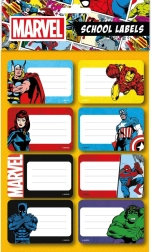 Marvel skolas uzlīmju komplekts (budžeta)