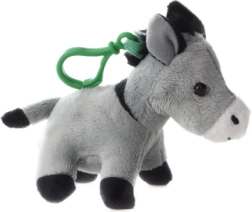 Plush Donkey Keychain 13 cm