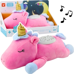 Plush Pink Unicorn with Projector and Lullabies