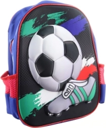 Bērnu mugursoma ar 3D futbola motīvu