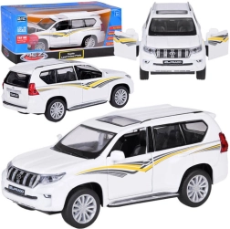 Metāla modelis TOYOTA LAND CRUISER PRADO ar gaismu un skaņu