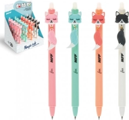 Dzēšama lodīšu pildspalva ar lapsas motīvu