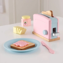KidKraft espresso tostera komplekts pasteļtoņos