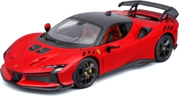 Bburago 1:18 Ferrari SF90 XX Stradale sarkans modelis