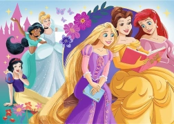 TrefL mirdzoša puzzle Princeses – Draudzības mirdzums, 100 detaļas