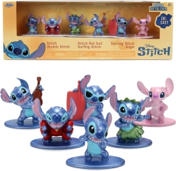 Metāla figūriņu komplekts STITCH un ANGEL 4 cm – 6 gab.