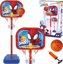 Basketbola komplekts SPIDEY ar regulējamu grozu un bumbu 14 cm