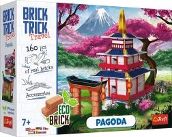 Ķieģeļu konstruktors Pagoda M, 160 detaļas TREFL BRICK TRICK