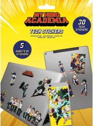 Tehniskās uzlīmes My Hero Academia – komplekts ar 5 loksnēm