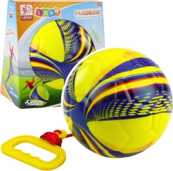 Yellow Foam Ball on a String with Retractor 14 cm
