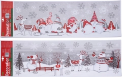 Ziemassvētku logu dekorācija 59,5 × 21 cm
