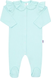 Infant cotton romper New Baby Stripes ice blue 86 (12–18 m)