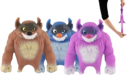 Antistresa stiepjama briesmonīte 11 cm, silikona