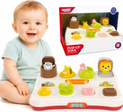 WOOPIE Baby Educational Pop Up Zoo Animals Toy