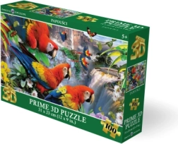 3D puzle papagaiļi 100 detaļas