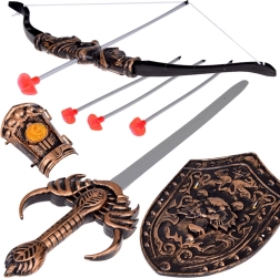 Fantastisks bruņinieku ieroču komplekts bērniem