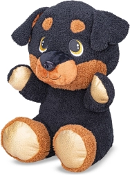 Plīša rotveilers 24 cm, sēdošs