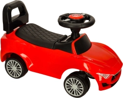 Bērnu atstumjamā mašīna ar skaņām un gaismām – Sarkana