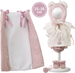 Apģērbs zīdaiņa lellēm NEW BORN 35–36 cm