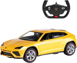 Tālvadības auto Lamborghini Urus dzeltenā krāsā