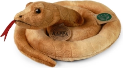 Plīša čūska brūna 90 cm RAPPA videi draudzīga