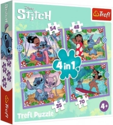 Puzzle Lilo & Stitch 4in1 Crazy Day Trefl
