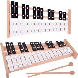 Koka hromatiskie zvaniņi, 27 toņi ar kociņiem