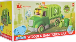 Koka atkritumu vedējs ar gaismām un skaņām