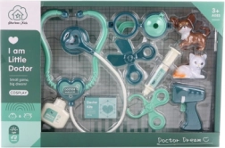 Veterinārā komplekts ar sunīti un kaķīti ar baterijām