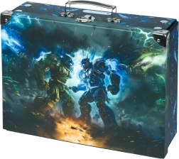 Saliekamais skolas koferītis Roboti