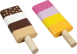 Detoa koka saliekamie saldējumi uz kātiņa