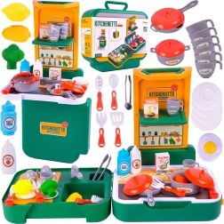 Kids’ suitcase kitchen with sink