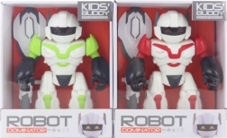 Plastmasas robots ar baterijām ar gaismām un skaņām